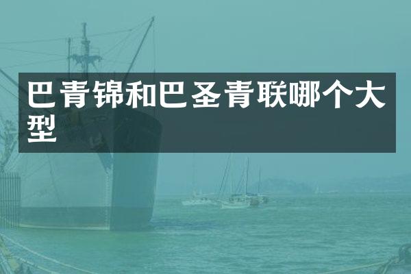 巴青锦和巴圣青联哪个大型