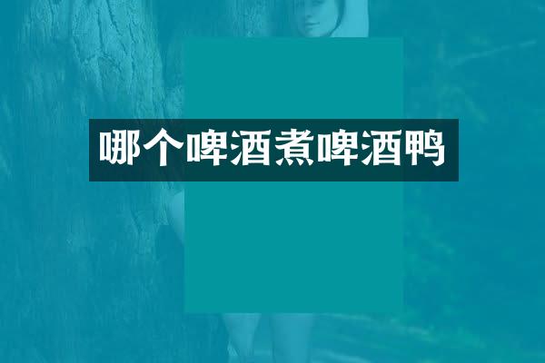 哪个啤酒煮啤酒鸭