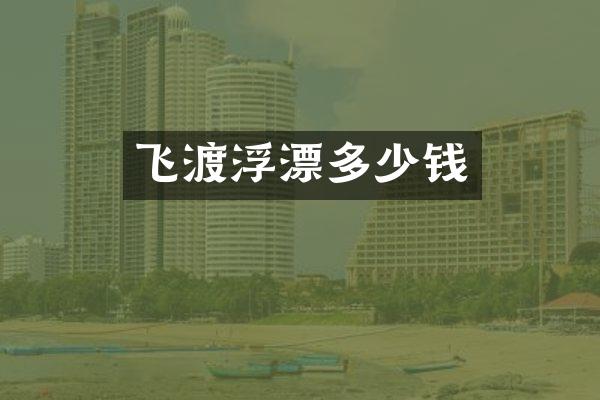飞渡浮漂多少钱