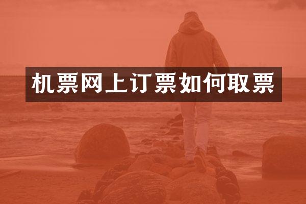 机票网上订票如何取票