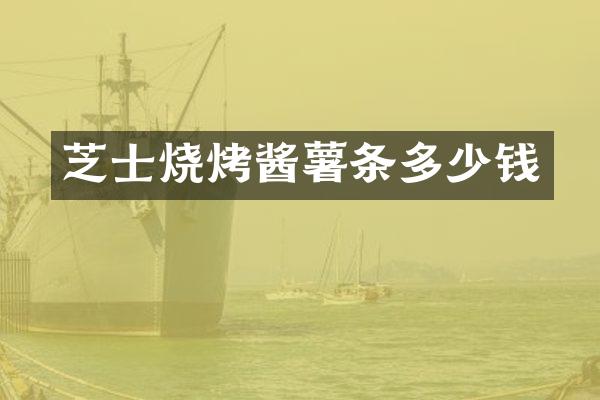 芝士烧烤酱薯条多少钱