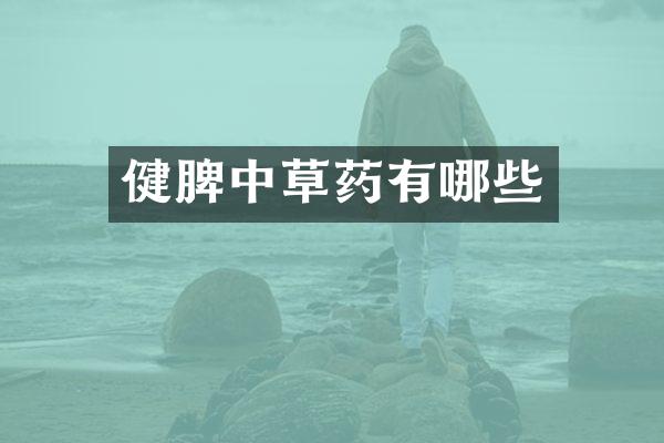 健脾中草药有哪些