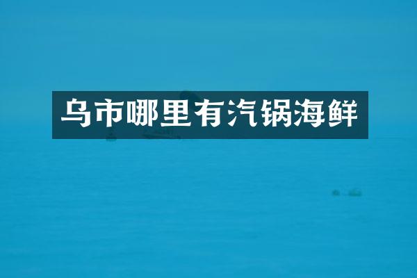 乌市哪里有汽锅海鲜