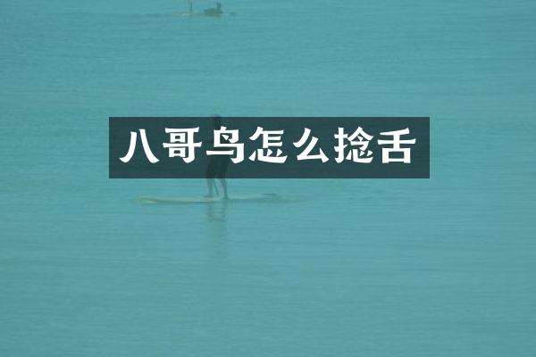 八哥鸟怎么捻舌