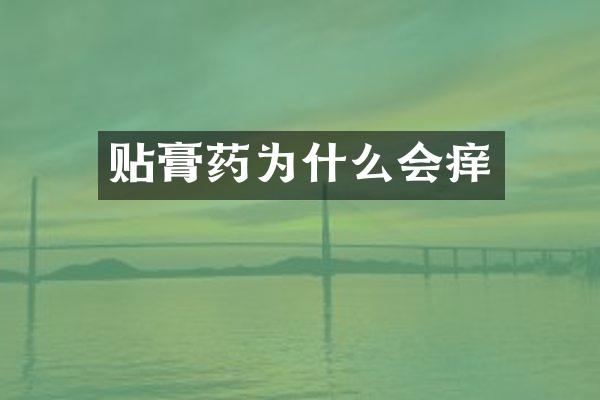 贴膏药为什么会痒