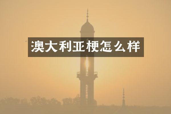 澳大利亚梗怎么样