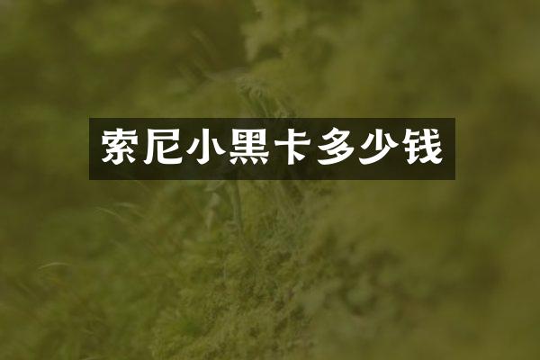 小多少钱