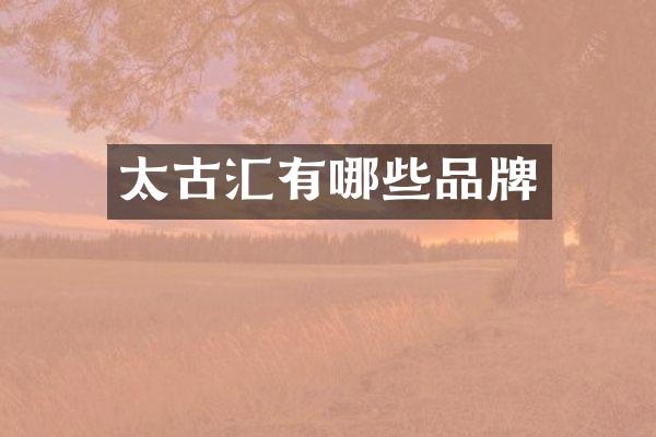 太古汇有哪些品牌