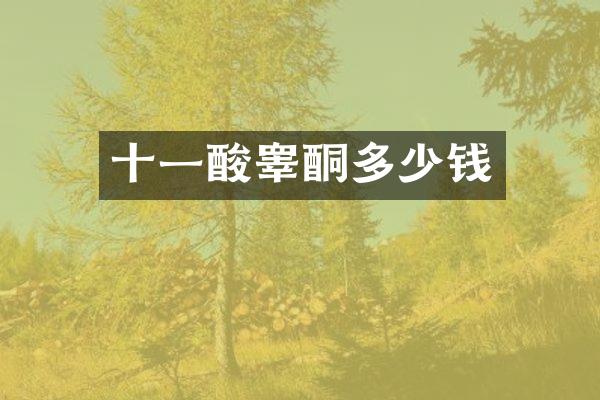 十一酸睾酮多少钱