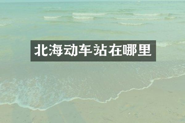 北海动车站在哪里