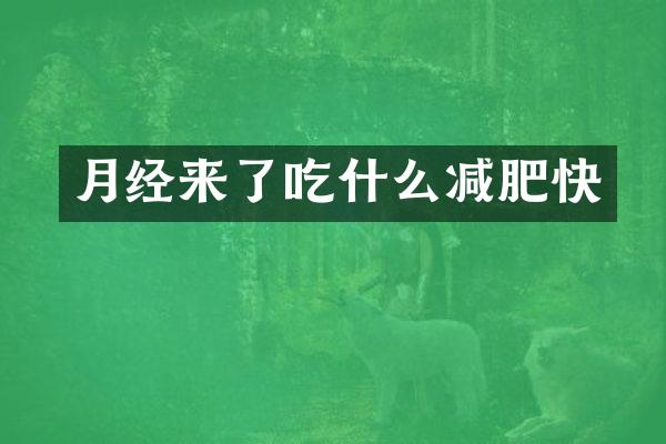 月经来了吃什么减肥快