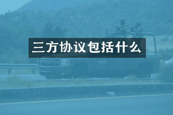 三方协议包括什么