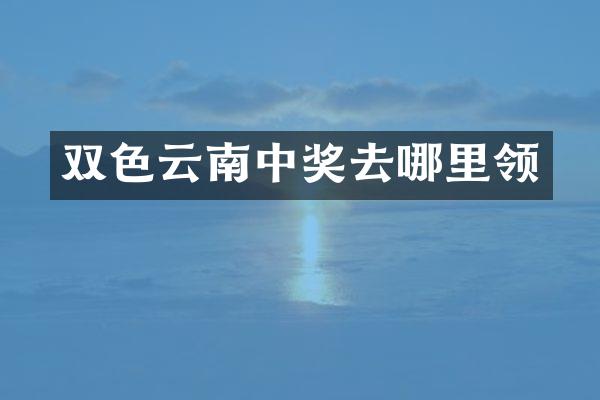 双色云南中奖去哪里领