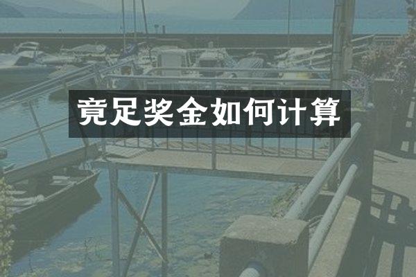 竟足奖金如何计算