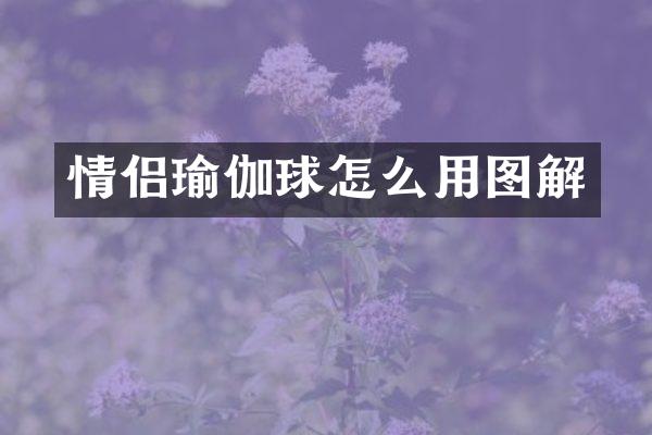 情侣瑜伽球怎么用图解
