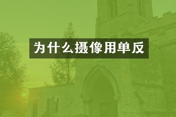 为什么摄像用单反