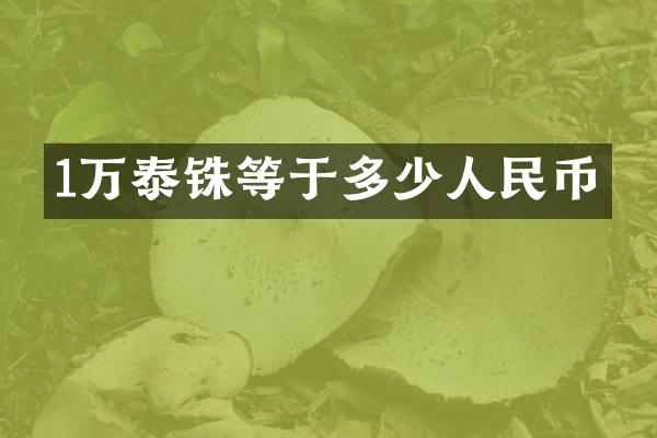 1万泰铢等于多少