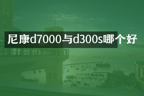 尼康d7000与d300s哪个好