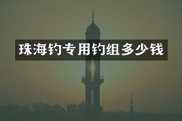 珠海钓专用钓组多少钱