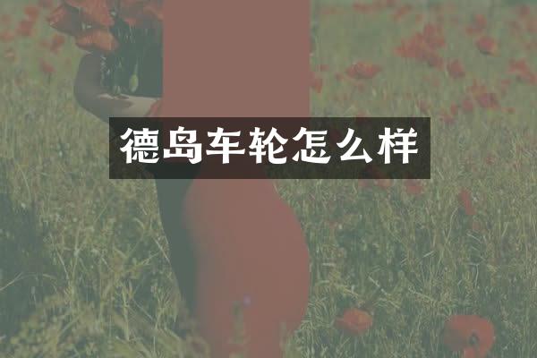 德岛车轮怎么样