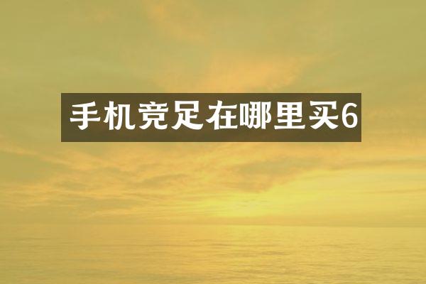 手机竞足在哪里买6