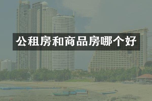 公租房和商品房哪个好