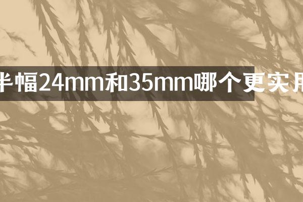 半幅24mm和35mm哪个更实用