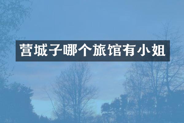 营城子哪个旅馆有小姐