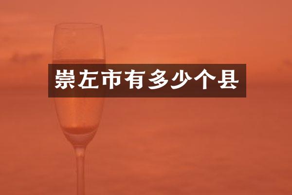 崇左市有多少个县