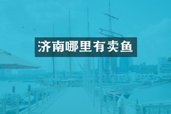济南哪里有卖鱼
