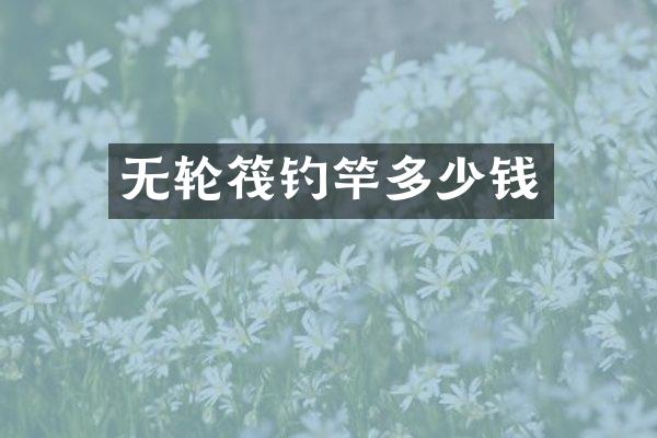 无轮筏钓竿多少钱