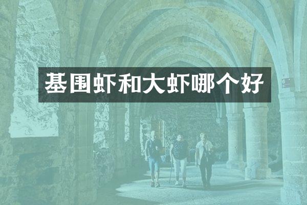 基围虾和大虾哪个好