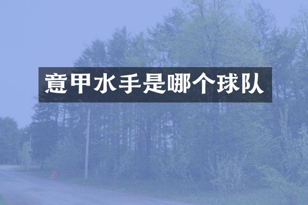 意甲水手是哪个球队