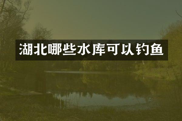 湖北哪些水库可以钓鱼