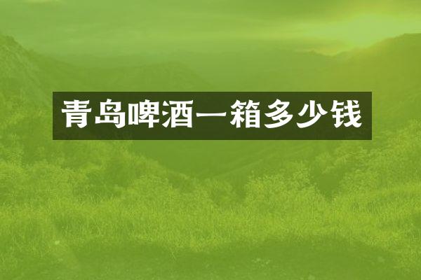 青岛啤酒一箱多少钱