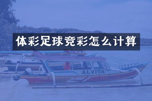 体彩足球竞彩怎么计算