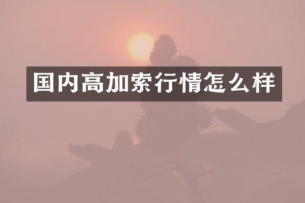 国内高加索行情怎么样