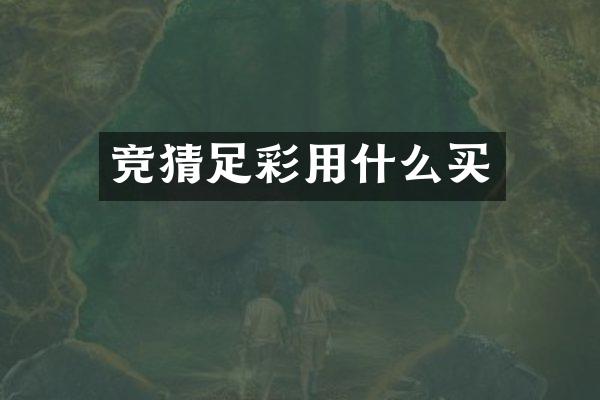 竞猜足彩用什么买