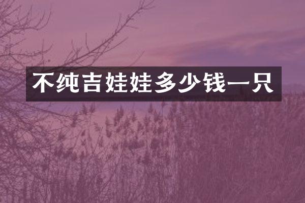 不纯吉娃娃多少钱一只