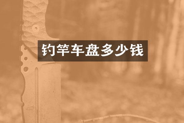 钓竿车盘多少钱