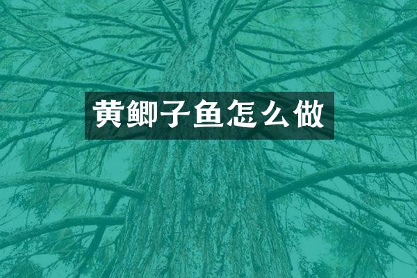 黄鲫子鱼怎么做
