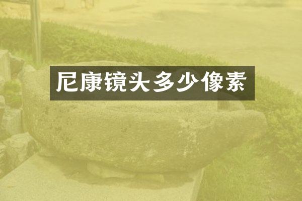 尼康镜头多少像素