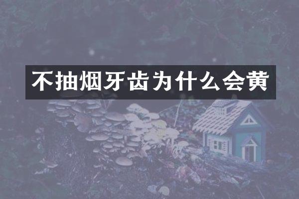 不抽烟牙齿为什么会黄