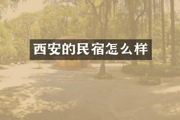 西安的民宿怎么样