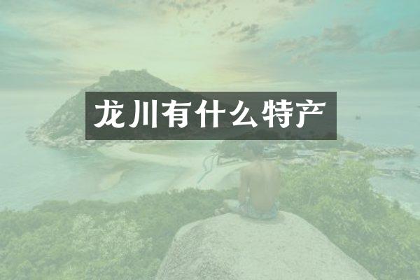 龙川有什么特产