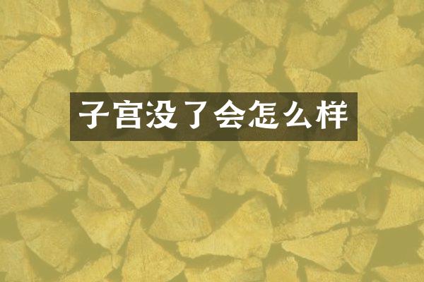 子宫没了会怎么样