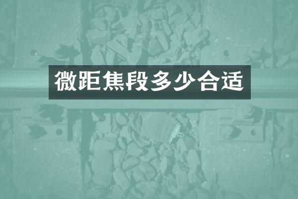 微距焦段多少合适