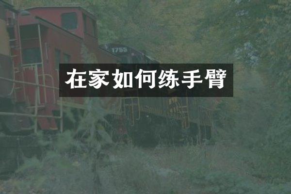 在家如何练手臂
