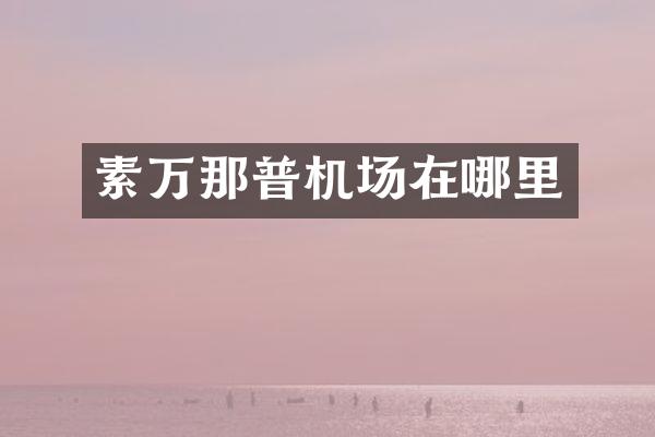 素万那普机场在哪里