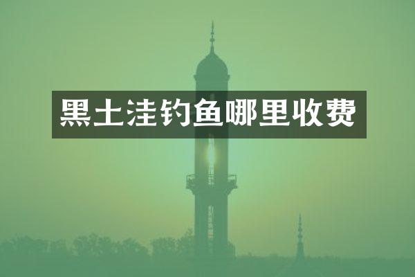 黑土洼钓鱼哪里收费